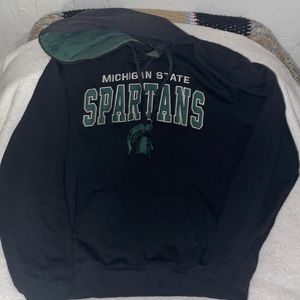 Black Michigan State Spartans hoodie